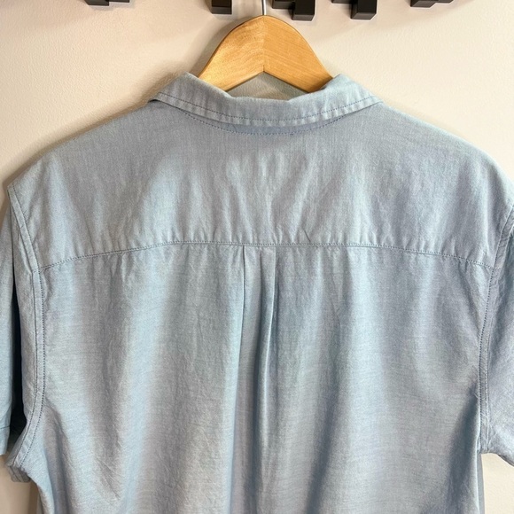 TONY Hawk 100% Cotton Button Down Shirt Short Sleeve Size Large - Picture 5 of 8